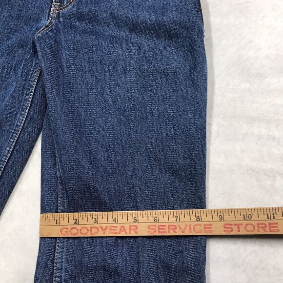 80s LAWMAN WESTERN Jean Women 1(24x34) Slim Fit Long Inseam Button Leg Vintage - Picture 9 of 16